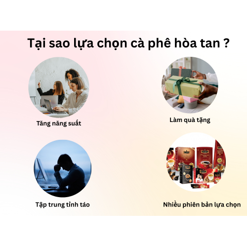 2. Tại sao lại lựa chọn cà phê hòa tan?